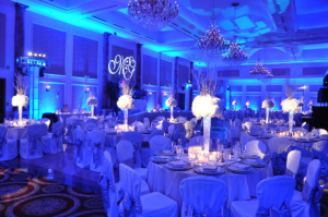 led up lighting for wedding receptions